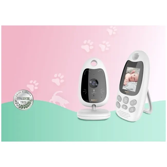 Neno Gato 2 &ndash; monitor electronic pentru bebeluși cu receptor wireless JEMNEN-MAM-NN006