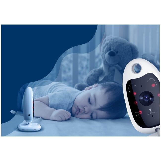 Neno Gato 2 – monitor electronic pentru bebeluși cu receptor wireless JEMNEN-MAM-NN006