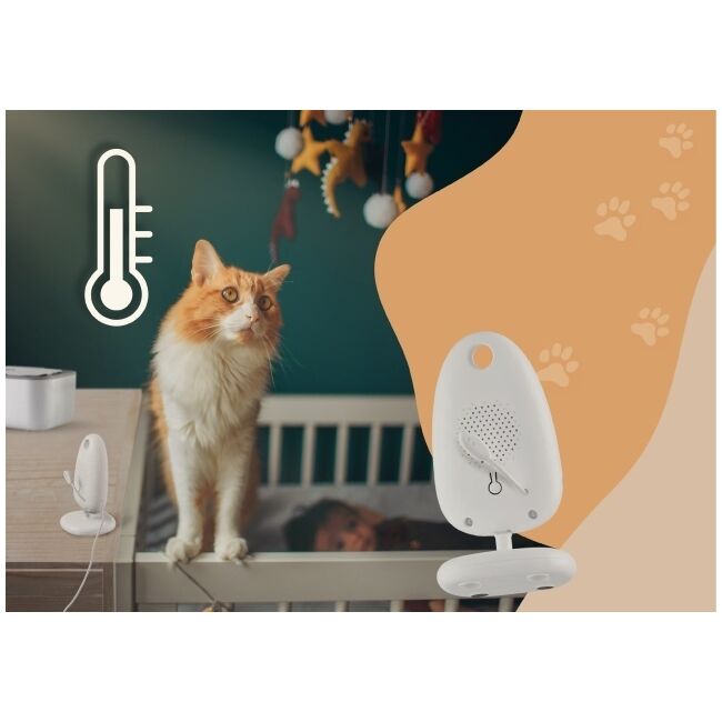 Neno Gato 2 – monitor electronic pentru bebeluși cu receptor wireless JEMNEN-MAM-NN006