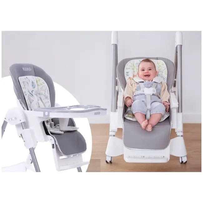 Neno Sedi Gri - scaun de masă multifuncțional JEMNEN-BAB-ME003