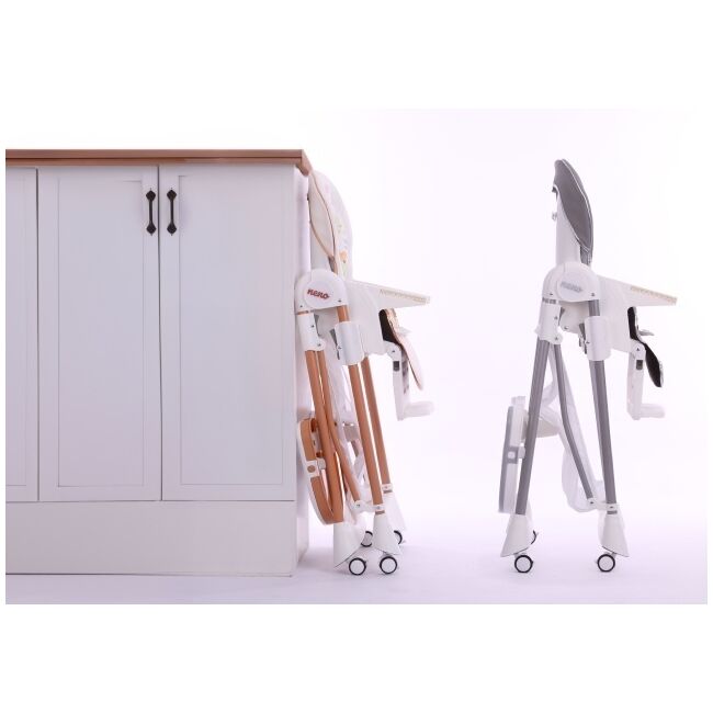 Neno Sedi Gri - scaun de masă multifuncțional JEMNEN-BAB-ME003