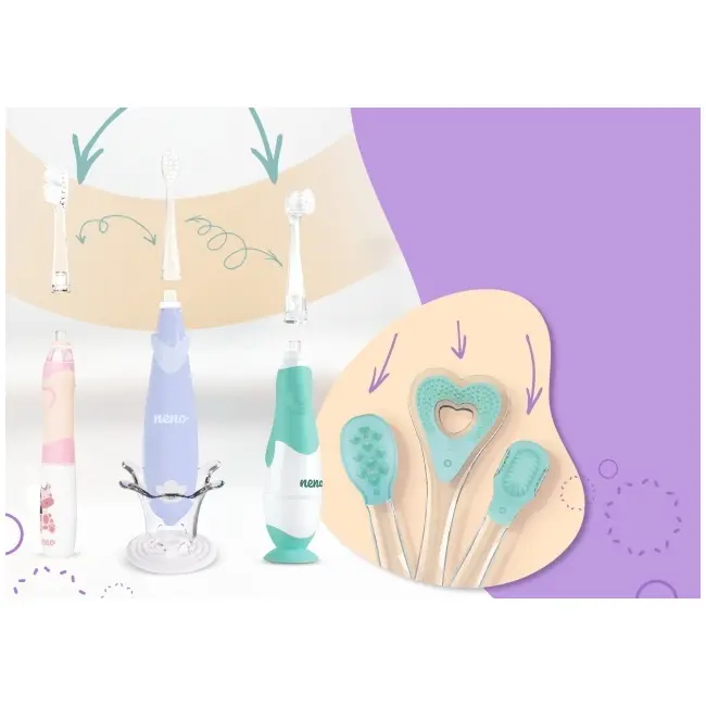 Neno Tutti Mint – periuță de dinți electrică (3-6 ani) JEMNEN-BAB-SC005