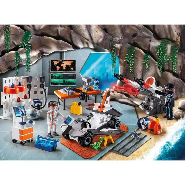 Playmobil - Calendar de Craciun cu 24 de surprize - atelierul spionilor ARTPM9263