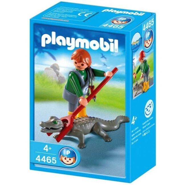 Playmobil - Ingrijitor zoo cu crocodil ARTPM4465