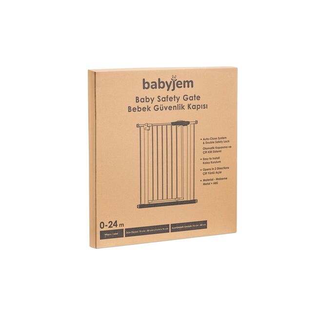 Poarta de siguranta, BabyJem, antracit JEMbj_889