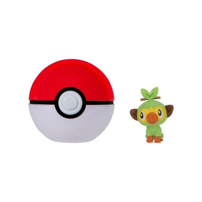 Pokemon - Figurina Deluxe de actiune, Grookey + Poke Ball BKFPKW4157
