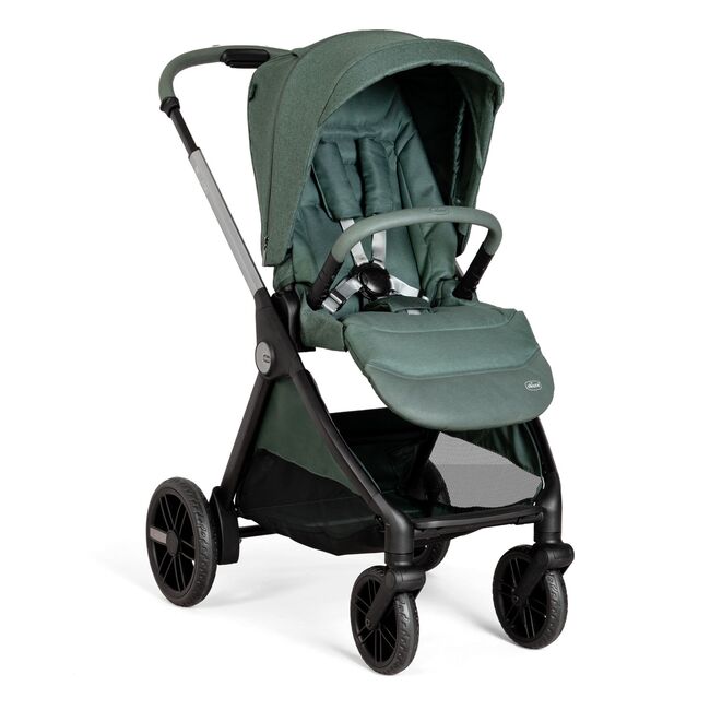 Carucior copii 3 in 1 Chicco Bellagio, Fir Tree (verde inchis), 0luni+ CHC8713633+8713733+8714633-8