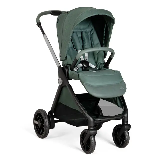 Carucior copii 3 in 1 Chicco Bellagio, Fir Tree (verde inchis), 0luni+ CHC8713633+8713733+8714633-8