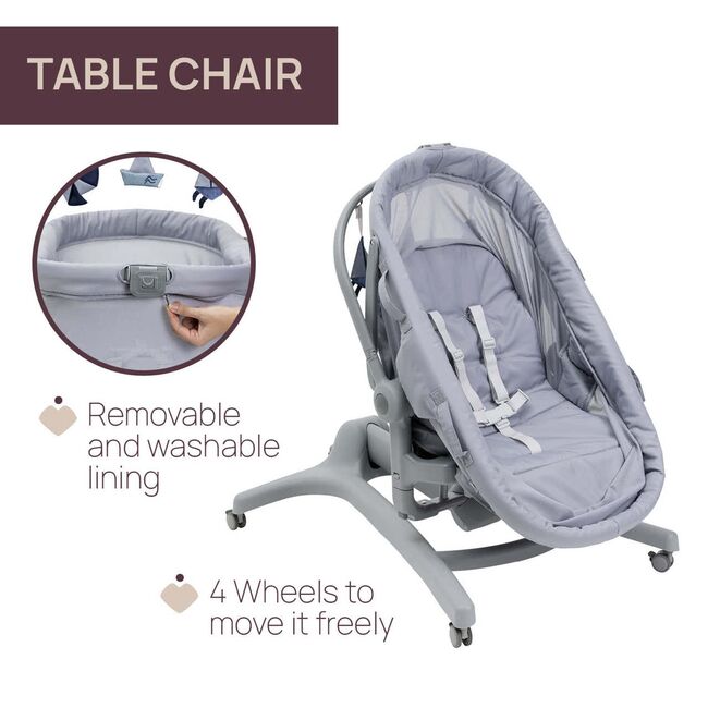 Cosulet multifunctional 5 in 1 Chicco Baby Hug Pro, EarlGrey (Gri), 0luni+ CHC87076-8_EARL GREY