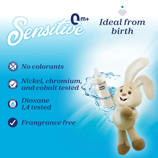 Detergent pentru biberoane si vesela bebelusului Chicco 300ml, 0 luni+ CHC09570-7