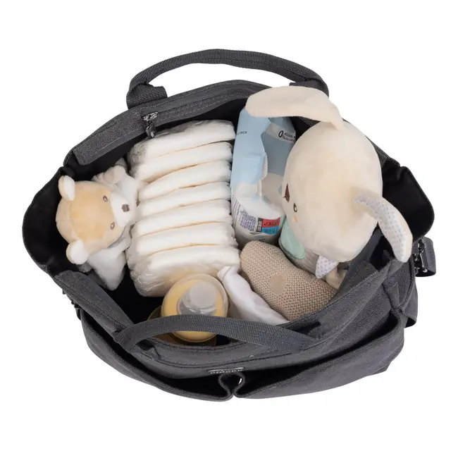 Geanta multifunctionala pentru carucior Chicco Bellagio, Black Satin, 0luni+ CHC8712745-8