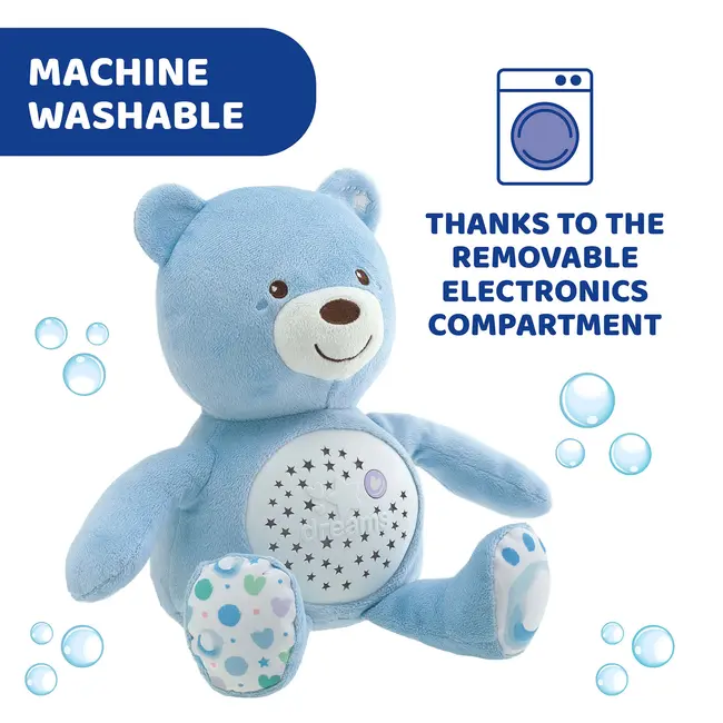 Jucarie cu proiectie Chicco Ursuletul bebelus, albastra, 0luni+ CHC0801520-1