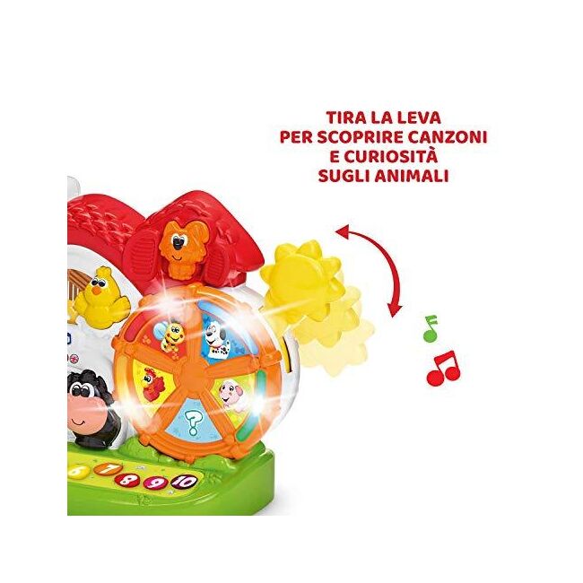 Jucarie vorbitoare Chicco Noua Ferma, IT/EN, 1-4ani CHC09604-1