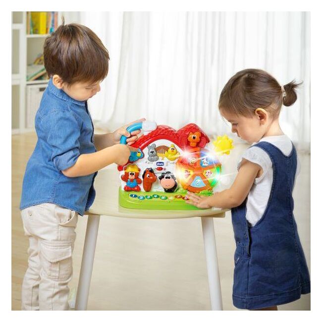 Jucarie vorbitoare Chicco Noua Ferma, IT/EN, 1-4ani CHC09604-1