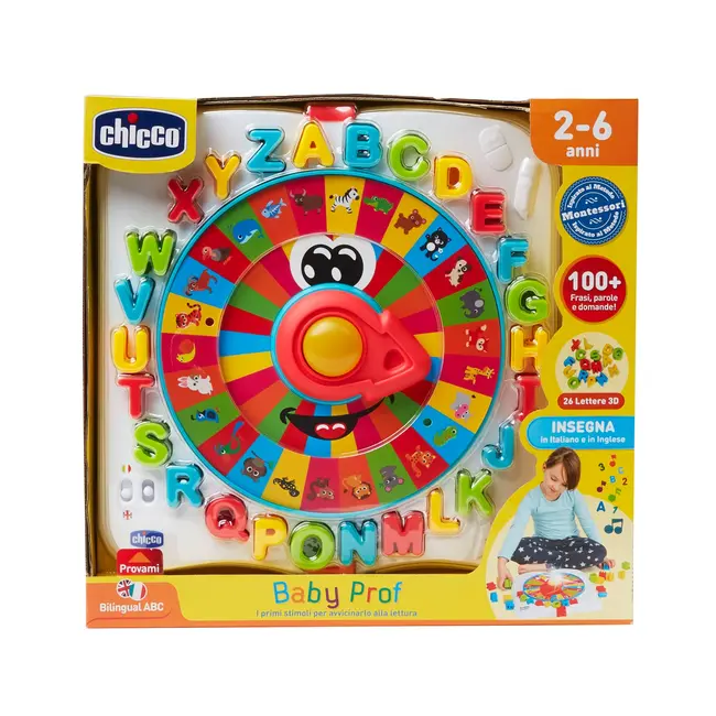 Jucarie vorbitoare Chicco tip Montessori profesorul micutului tau, 2-6ani CHC09792-1