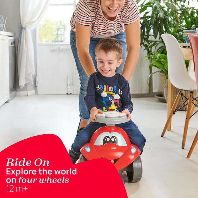 Masinuta copii Chicco Billy Walk and Ride 2 in 1, Rosu, 12-36luni+ CHC1121100-1