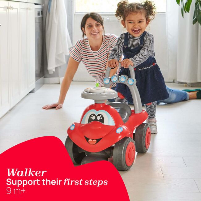 Masinuta copii Chicco Billy Walk and Ride 2 in 1, Rosu, 12-36luni+ CHC1121100-1
