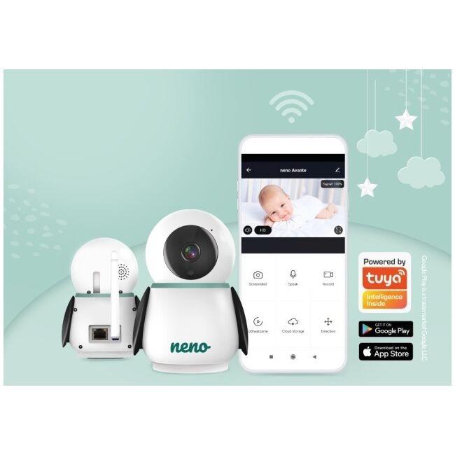 Neno Avante - sistem de monitorizare electronică pentru bebeluși cu Wi-Fi JEMNEN-MAM-NN003