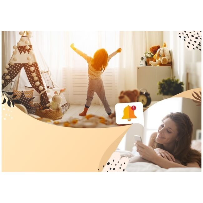 Neno Avante - sistem de monitorizare electronică pentru bebeluși cu Wi-Fi JEMNEN-MAM-NN003