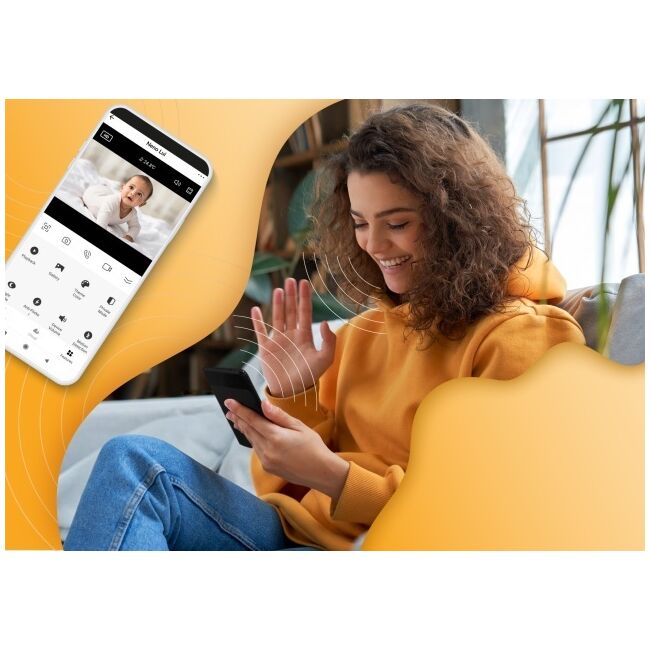 Neno Lui – monitor electronic pentru bebeluși cu Wi-Fi JEMNEN-MAM-NN005