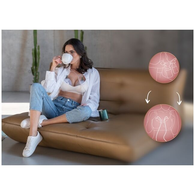 Neno Muszle – 2 cupe Hands Free pentru pompe de sân JEMNEN-BAB-AK025