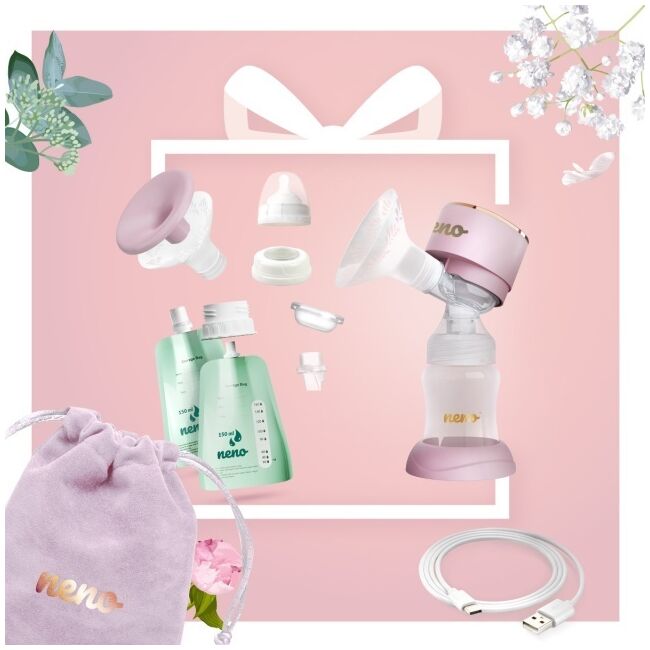 Neno Perfetto – pompă de sân electrică fără fir, rezistentă la apă, cu trei faze JEMNEN-MAM-LK011