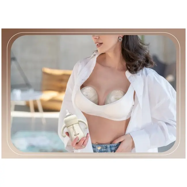 Neno Perla – pompă de sân electronică premium, fără fir, cu trei faze, în formă de scoică JEMNEN-MAM-LK015