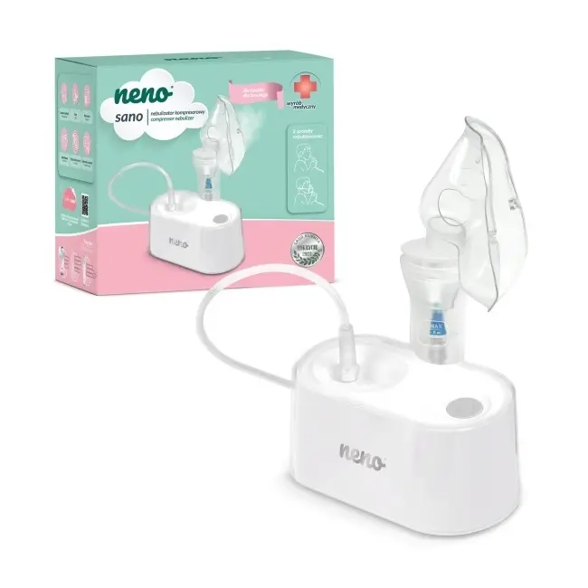 Neno Sano &ndash; nebulizator pneumatic, cu piston și compresor JEMNEN-MAM-INH004