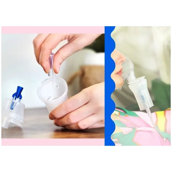 Neno Sano &ndash; nebulizator pneumatic, cu piston și compresor JEMNEN-MAM-INH004