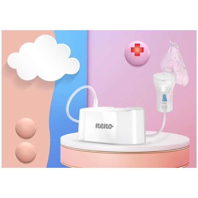 Neno Sano – nebulizator pneumatic, cu piston și compresor JEMNEN-MAM-INH004