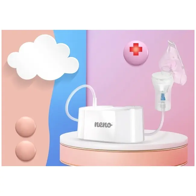 Neno Sano &ndash; nebulizator pneumatic, cu piston și compresor JEMNEN-MAM-INH004
