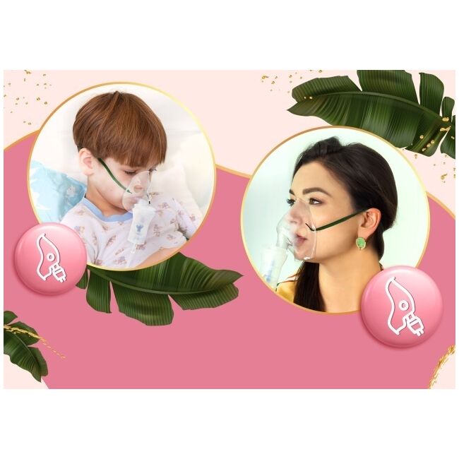 Neno Sano – nebulizator pneumatic, cu piston și compresor JEMNEN-MAM-INH004