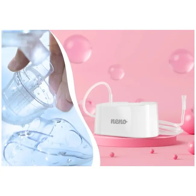 Neno Sano &ndash; nebulizator pneumatic, cu piston și compresor JEMNEN-MAM-INH004