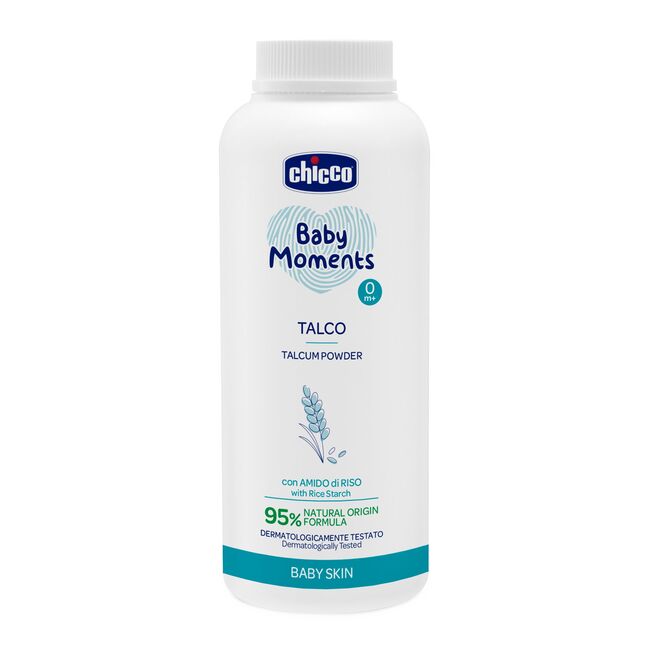 Pudra de talc Chicco Baby Moments, 150g, 0luni+ CHC12258-9