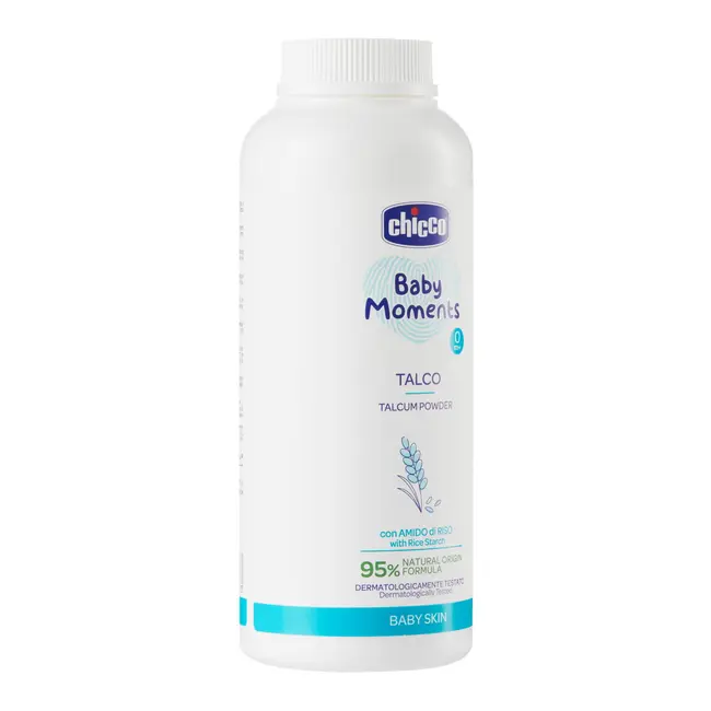 Pudra de talc Chicco Baby Moments, 150g, 0luni+ CHC12258-9
