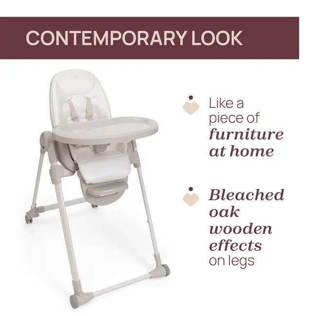 Scaun de masa Chicco Polly Armonia MotherPearl, 0luni+ CHC8714084-8