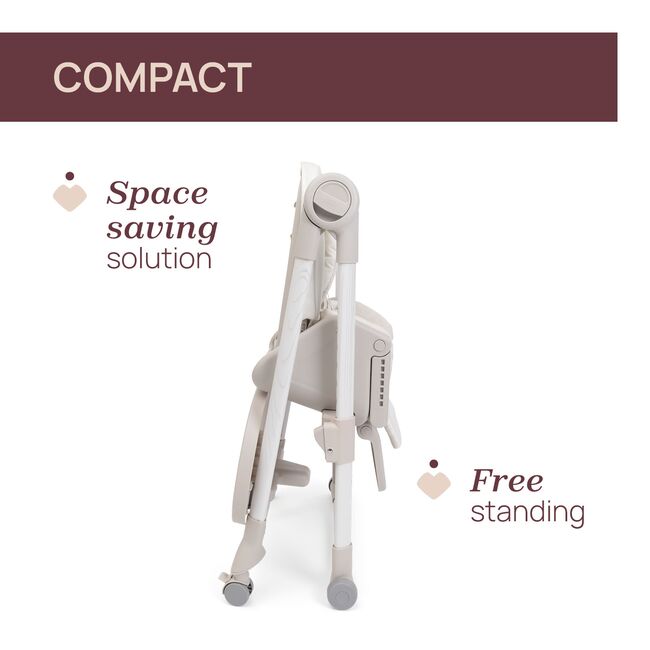 Scaun de masa Chicco Polly Armonia MotherPearl, 0luni+ CHC8714084-8