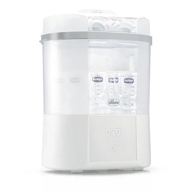Sterilizator electric digital Chicco cu uscator biberoane si accesorii mici, 0luni+ CHC0739210-7