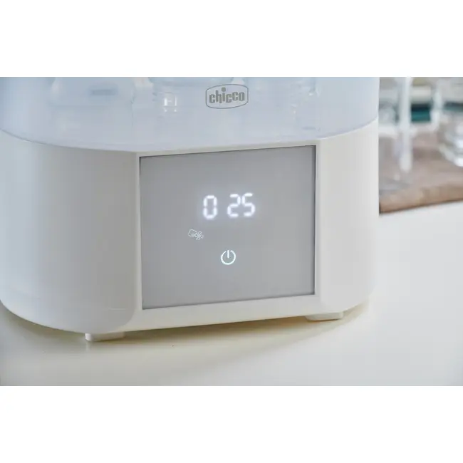 Sterilizator electric digital Chicco cu uscator biberoane si accesorii mici, 0luni+ CHC0739210-7