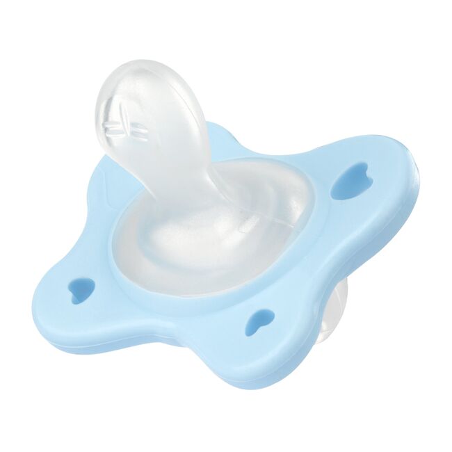 Suzeta anatomica Chicco PhysioForma DualSoft, 2buc, bleu, 2-6luni CHC7308861-7