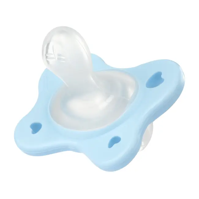 Suzeta anatomica Chicco PhysioForma DualSoft, 2buc, bleu, 2-6luni CHC7308861-7