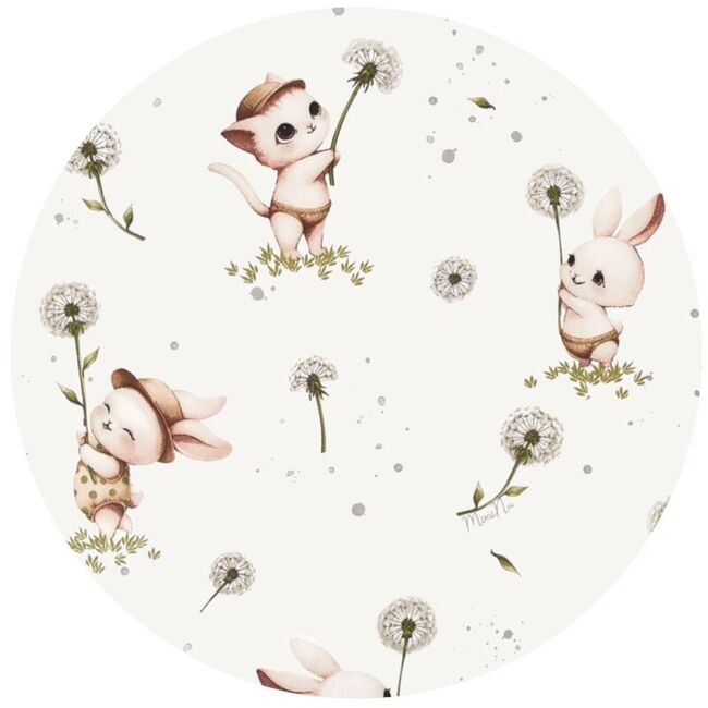 Aparatoare pentru patut, MimiNu, Tip rulou, Cu husa detasabila, Lungime 180 cm, Din bumbac certificat Oeko Tex Standard 100, Cats BYN6426972029445