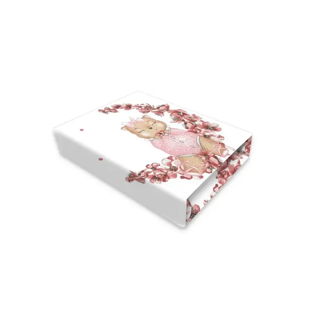 Cearceaf cu elastic, MimiNu, Pentru patut 120X60 cm, Din bumbac certificat Oeko Tex Standard 100, Design, Betty BYN6426972029360