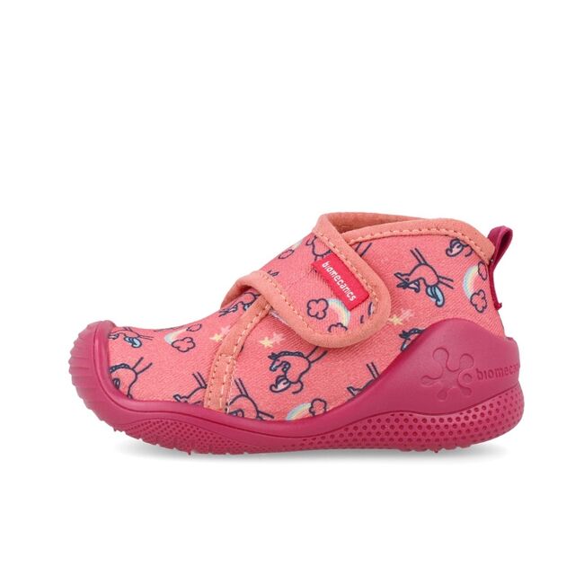 Incaltaminte de interior Biomecanics 251143-B ZAPATILLA ESTAMPADA, corai (Marime: 18 (10,8-11,5 cm)) JEM251143-B-18