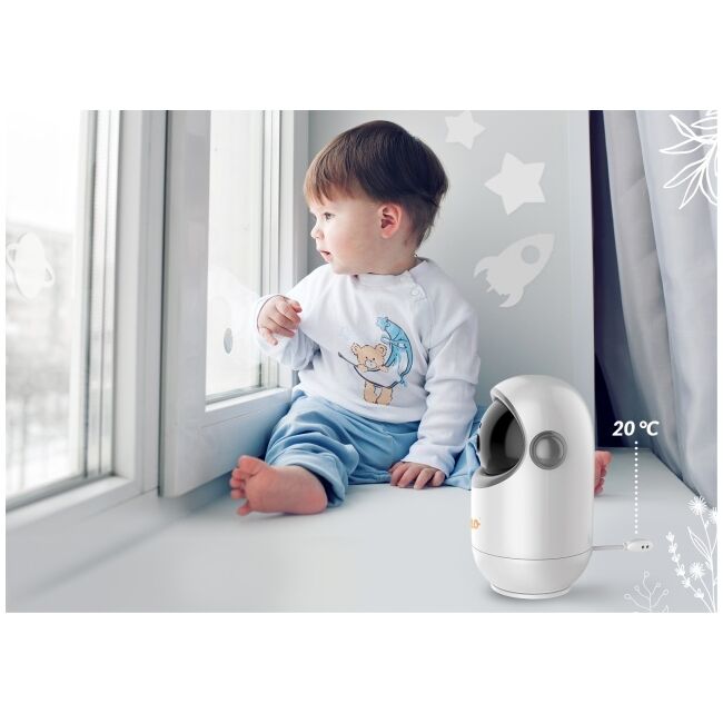 Neno Berkano – monitor electronic pentru bebeluși cu receptor wireless JEMNEN-MAM-NN007