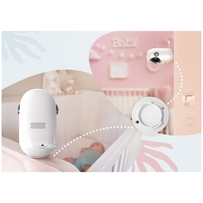 Neno Berkano – monitor electronic pentru bebeluși cu receptor wireless JEMNEN-MAM-NN007