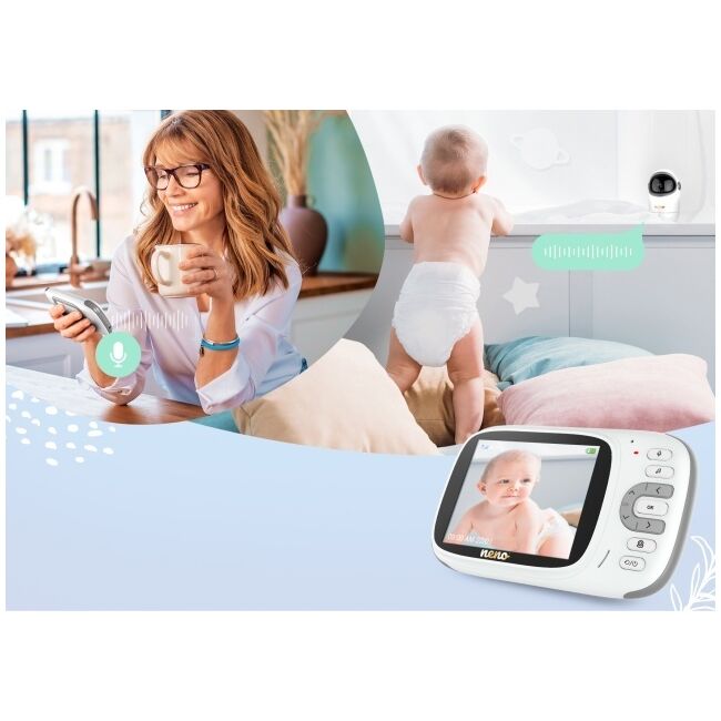 Neno Berkano – monitor electronic pentru bebeluși cu receptor wireless JEMNEN-MAM-NN007