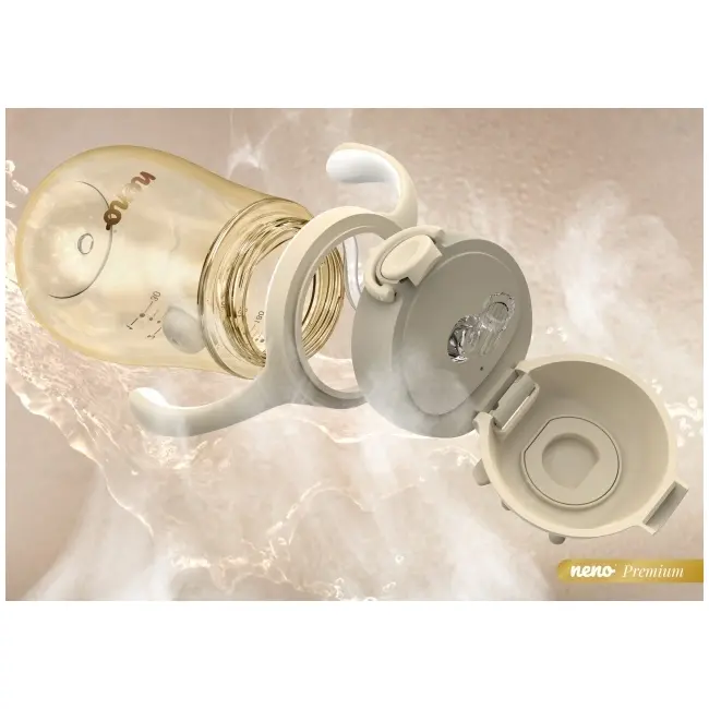 Neno Mio 2 Sticlă pentru copii cu pai JEMNEN-BAB-BT006