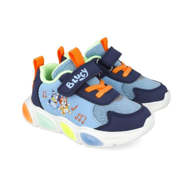 Sneakers Bluey cu luminite Garvalin 251856, albastru (Marime: 28 (17,5-18,1 cm)) JEM251856-A-28