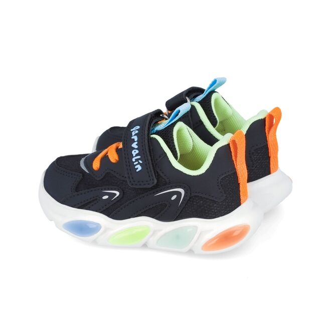 Sneakers cu luminite Garvalin 251808, albastru (Marime: 24 (14,8-15,4 cm)) JEM251808-A-24